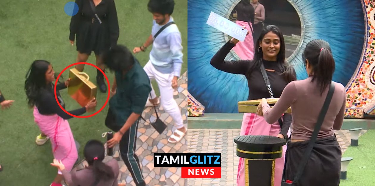 பணப் பெட்டியை தூக்கிக்கொண்டு நடையை கட்டிய பூர்ணிமா.! எத்தனை லட்சம் தெரியுமா? ப்ரோமோ இதோ.! 129