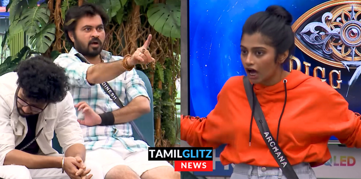 குறுக்க குறுக்க பேசிய தினேஷ்.! செம்ம கடுப்பாகி டாஸ்க்கை விட்டு வெளியேறிய அர்ச்சனா.! ப்ரோமோ இதோ.! 129