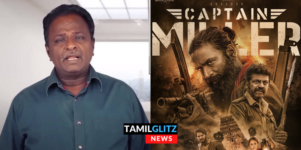 "ஏனோ தானோன்னு படத்தை எடுத்து வச்சிருக்காங்க" 'கேப்டன் மில்லர்' பற்றி ப்ளூ சட்டை மாறன் விமர்சனம்.! 7