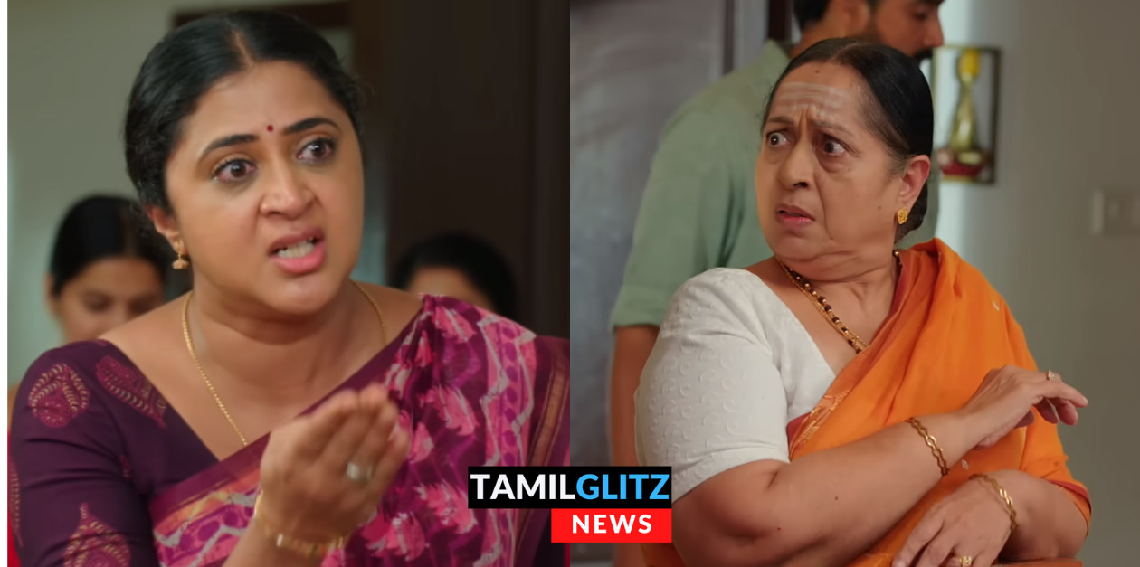 "ஏன்டி பைத்தியக்காரி மாதிரி பேசிட்டு இருக்க" விசாலாட்சியை வெளுத்து வாங்கிய ஈஸ்வரி.! தரமான ப்ரோமோ.! 139