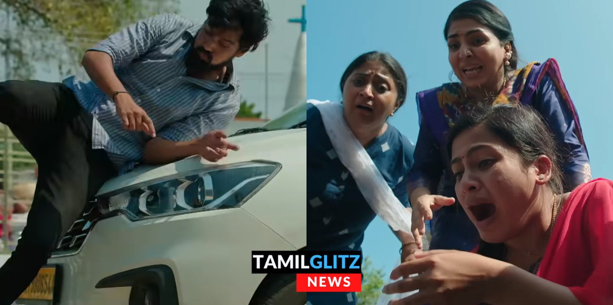 சக்தி மீது வேகமாக வந்து மோதிய கார்.! தூக்கி வீசப்பட்ட சக்தி.! கதறி அழும் ஜனனி.! 'எதிர்நீச்சல்' ப்ரோமோ 93