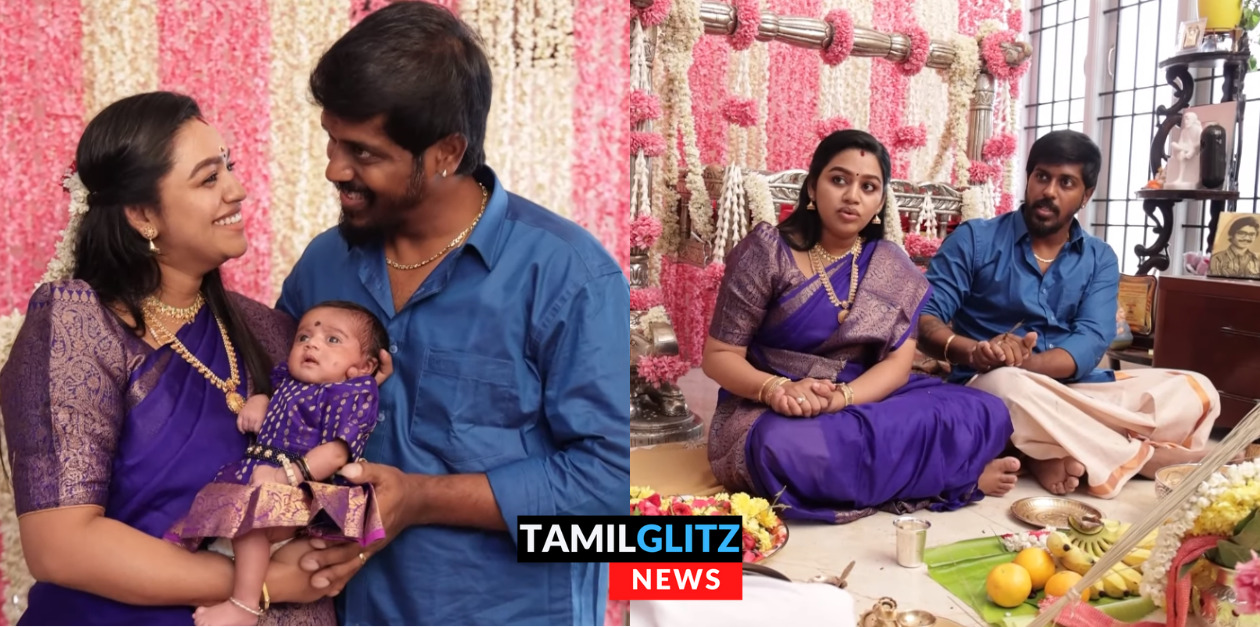 சமீபத்தில் பிறந்த தனது மகளுக்கு பெயர் சூட்டு விழா நடத்திய காயத்திரி யுவராஜ் தம்பதிகள்.! வீடியோ இதோ.! 29
