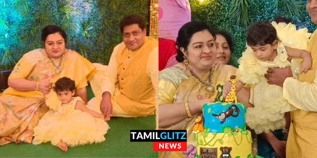 8 ஆண்டுகள் தவமிருந்து பெற்ற மகள்.! முதல் பிறந்தநாளை வெகு விமர்சையாக கொண்டாடிய ஜெ தீபா.! 13