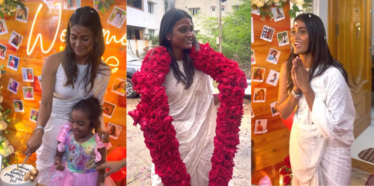 பிக்பாஸில் இருந்து வெளியேறிய பூர்ணிமாவை மேளதாளங்கள் முழங்க வரவேற்ற குடும்பத்தினர்.! வீடியோ இதோ 11