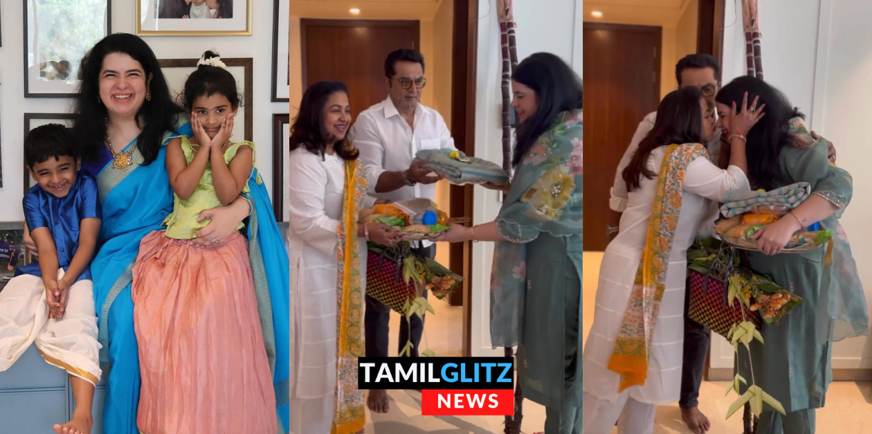 தனது மகளுக்கு பொங்கல் சீர் கொண்டு சென்ற ராதிகா சரத்குமார்.! ராயன் பகிர்ந்த அழகிய வீடியோ.! 35