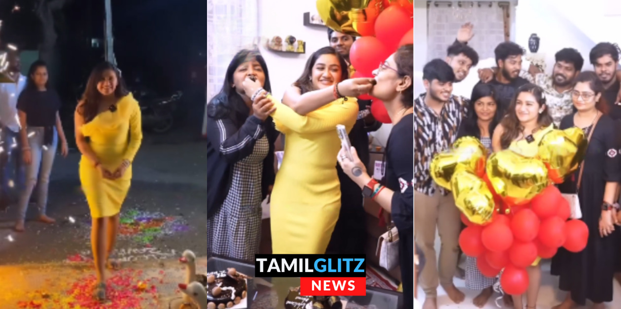 செண்டை மேளங்கள், வான வேடிக்கைகள் முழங்க ரவீனாவை வரவேற்ற குடும்பத்தினர்.! வீடியோ உள்ளே.! 59