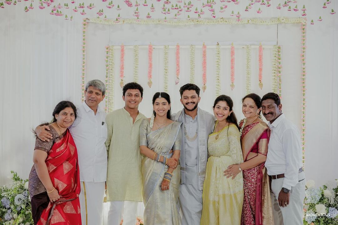 தங்கை திருமண நிச்சயதார்த்த விழாவில் இறங்கி குத்தாட்டம் போட்ட சாய் பல்லவி.! வைரலாகும் வீடியோ 5