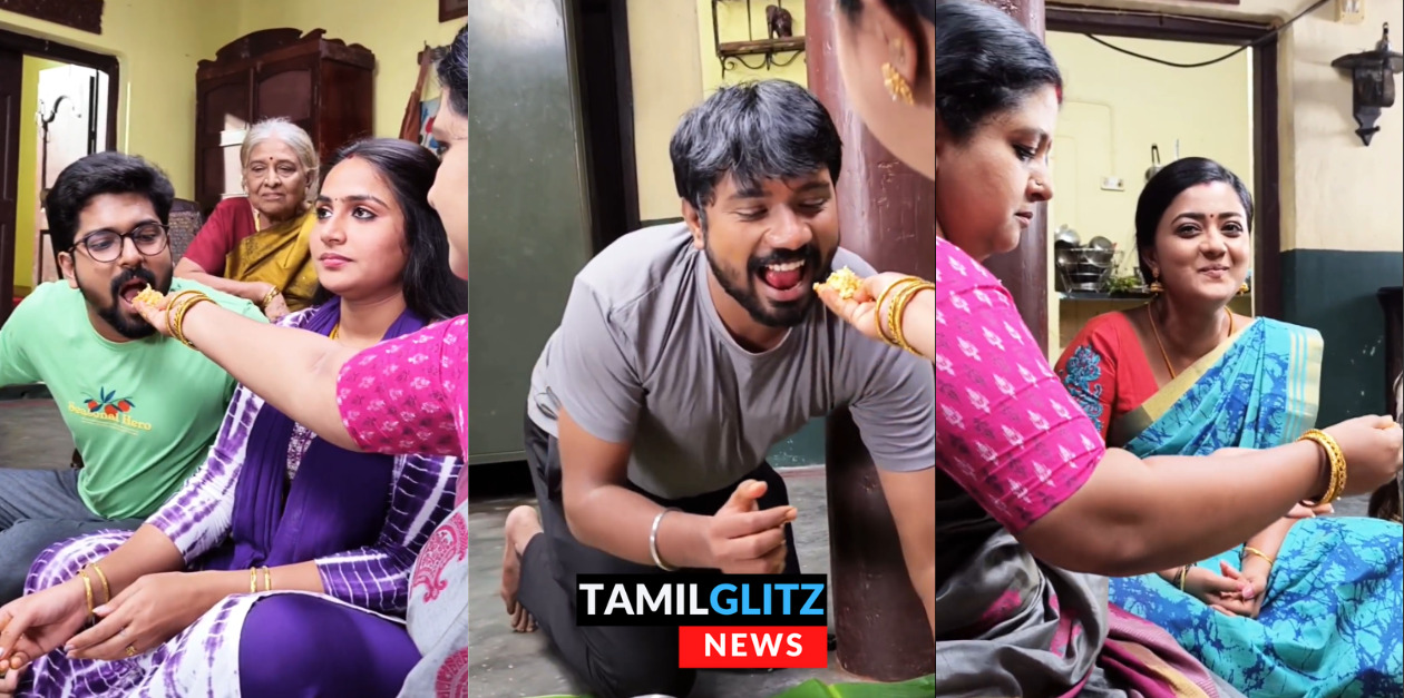 Off Screen-ல் தனது அனைத்து மகன்களுக்கும் சோறு ஊட்டி விடும் சிறகடிக்க ஆசை விஜயா.! வீடியோ உள்ளே.! 161