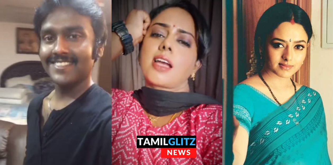 மறைந்த நடிகை சௌந்தர்யா போலவே இருக்கும் பெண்.! கேப்டன் மகனுடன் ரீல்ஸ் செய்த வைரல் வீடியோ.! 157