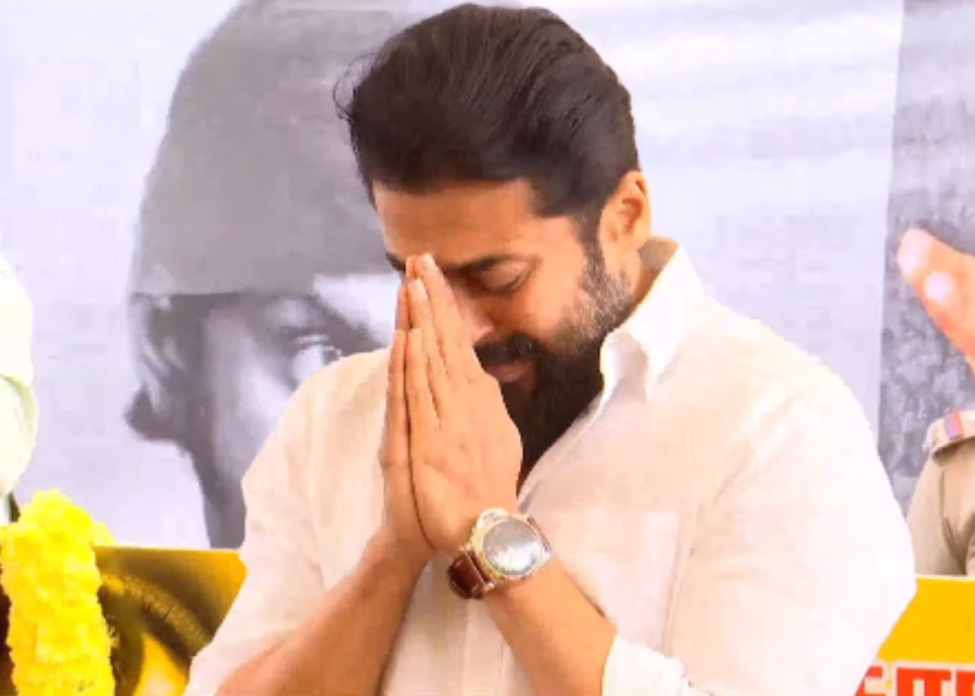 "என் அண்ணனை இழந்துட்டேன்" கேப்டன் நினைவிடத்தில் தேம்பி தேம்பி அழுத சூர்யா..! 3