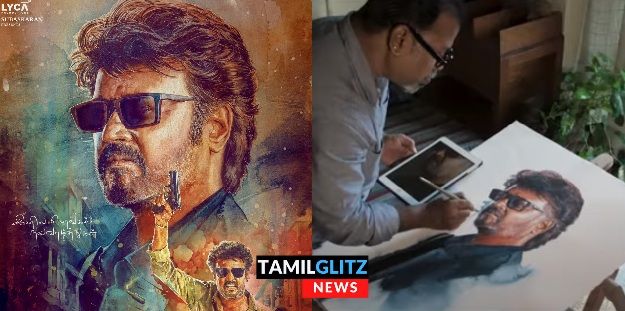 வாட்டர் கலர் கொண்டு 'வேட்டையன்' போஸ்டரை தயாரித்துள்ள படக்குழு.! வெளியான மேக்கிங் வீடியோ..! 53