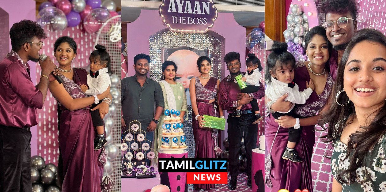 மகனின் முதல் பிறந்தநாளை பிரம்மாண்டமாக கொண்டாடிய 'சூப்பர் சிங்கர்' அஜய் கிருஷ்ணா.! Photos உள்ளே.! 61