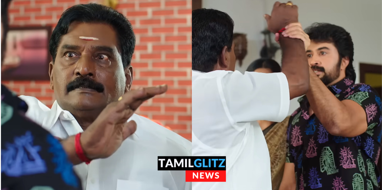 அடிக்க பாய்ந்த குணசேகரன்.! கையைப் பிடித்த கதிர்.! குணசேகரனுக்கு செம்ம நோஸ் கட்.! ப்ரோமோ இதோ 67