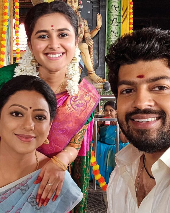 கதிருக்கும் ராஜிக்கும் திருமணம் செய்து வைத்த பாக்யா.! ஷூட்டிங் ஸ்பாட்டில் இருந்து கசிந்த புகைப்படம்.! 3