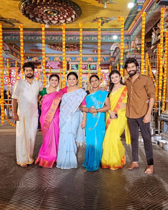 கதிருக்கும் ராஜிக்கும் திருமணம் செய்து வைத்த பாக்யா.! ஷூட்டிங் ஸ்பாட்டில் இருந்து கசிந்த புகைப்படம்.! 5