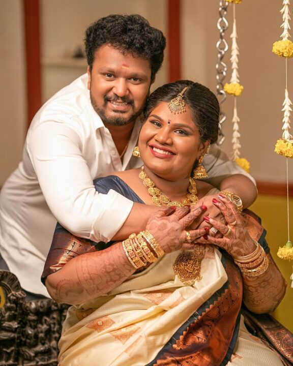 முறை மாமனை கரம் பிடிக்கும் இந்திரஜா.! ஆனந்த கண்ணீரில் ரோபோ ஷங்கர்.! அழகிய புகைப்படங்கள் இதோ.! 13