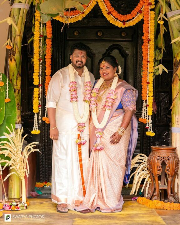 முறை மாமனை கரம் பிடிக்கும் இந்திரஜா.! ஆனந்த கண்ணீரில் ரோபோ ஷங்கர்.! அழகிய புகைப்படங்கள் இதோ.! 15