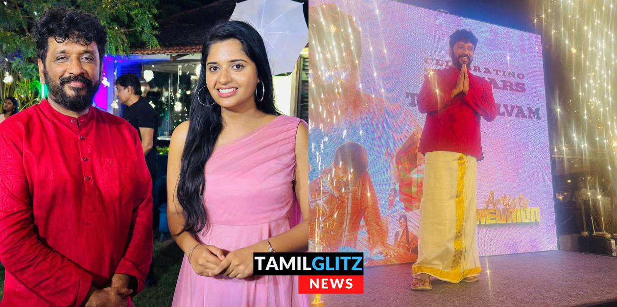'எதிர்நீச்சல்' சீரியல் இயக்குனர் திருச்செல்வத்தின் பிறந்தநாள்.! கேக் வெட்டி கொண்டாடிய சீரியல் குழுவினர்.! 77