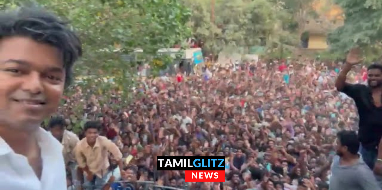 அரசியல் அறிவிப்புக்குப் பின்னர் முதல் முறையாக ரசிகர்களை சந்தித்த நடிகர் விஜய்.! அதிர்ந்த புதுச்சேரி.! 151