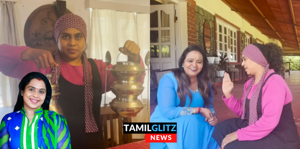 கோத்தகிரியில் உள்ள நடிகை விஜி சந்திரசேகர் வீட்டுக்கு விசிட் அடித்த கலா ...
