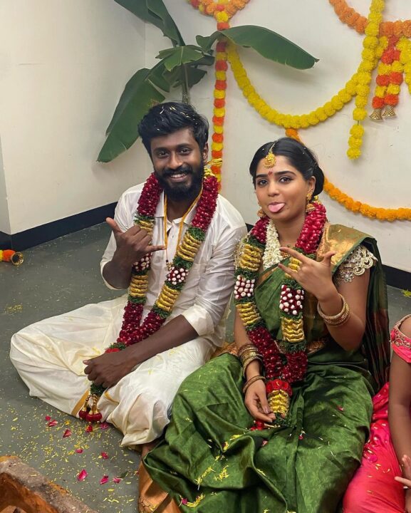 '96' பட ராமுக்கும், ஜானுக்கும் ரகசிய திருமணமா?? வைரலாகும் திருமண புகைப்படங்கள்?? 3