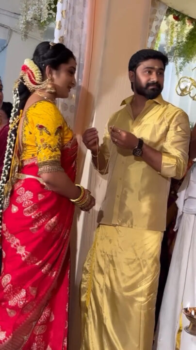 திடீரென திருமணம் செய்து கொண்ட சன் டிவி சீரியல் நடிகர்கள்.! சத்தமில்லாமல் முடிந்த திருமணம்.! 11