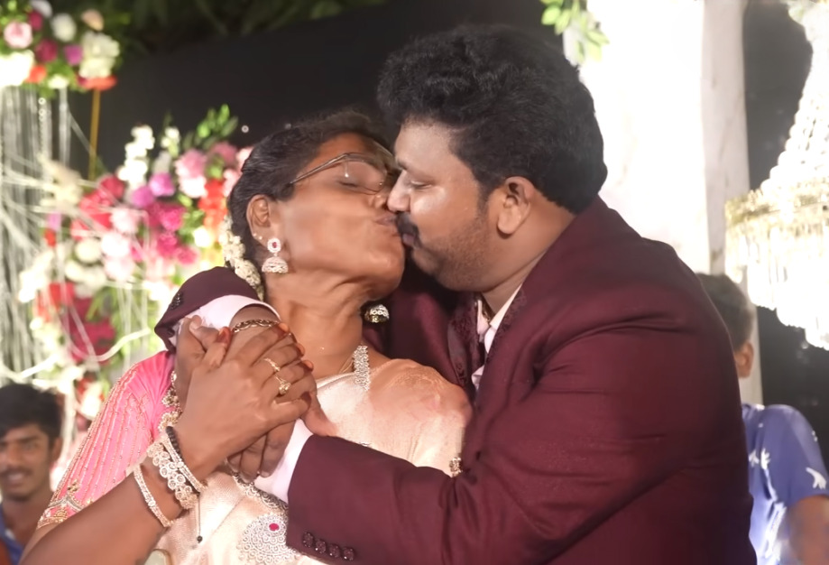 மாமியாருக்கு தவறுதலாக உதட்டில் முத்தம் கொடுத்த ரோபோ ஷங்கர் மருமகன்.! சர்ச்சை..! 3