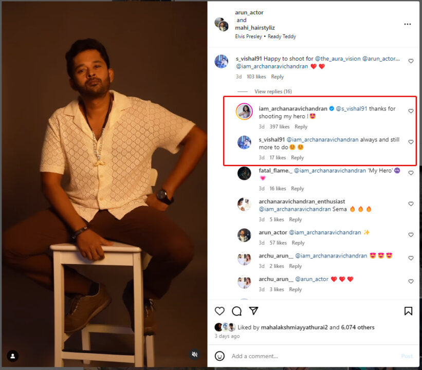 விஜய் டிவியின் முன்னணி சீரியல் நடிகருடன் காதலை உறுதி செய்த பிக்பாஸ் அர்ச்சனா.? 5