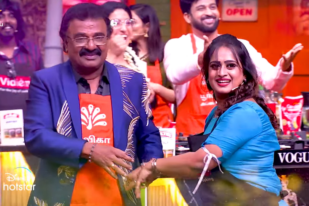 கோமாளிகளுடன் செம்ம அலப்பறை செய்யும் விடிவி கணேஷ்.! இவரு ஒருத்தர் போதும் போலயே.! 3