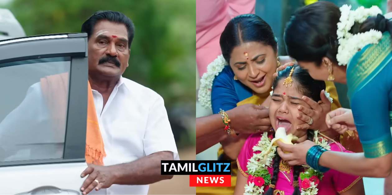 ஈஸ்வரி அக்கா மடியில உக்காந்து தான் என் புள்ளைக்கு காது குத்தணும் - அடம் பிடித்த நந்தினி.! 43