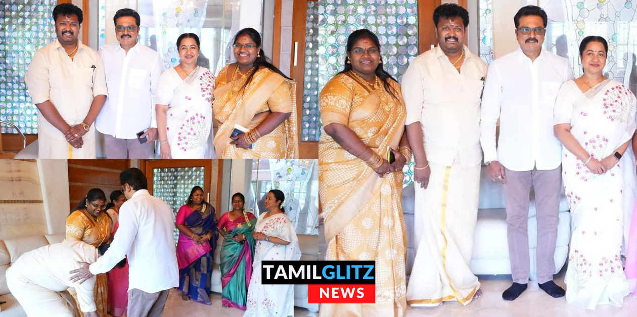 புதிதாக திருமணம் முடித்த ரோபோ ஷங்கர் மகளை அழைத்து விருந்து வைத்த ராதிகா - சரத்குமார் தம்பதி.! 111