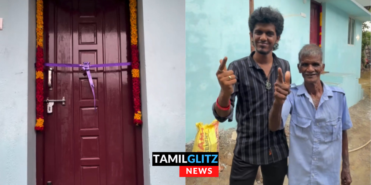 வீட்டுக்கு அருகே செக்யூரிட்டி வேலை பார்க்கும் முதியவருக்கு புது வீடு கட்டி கொடுத்த KPY பாலா.! 1
