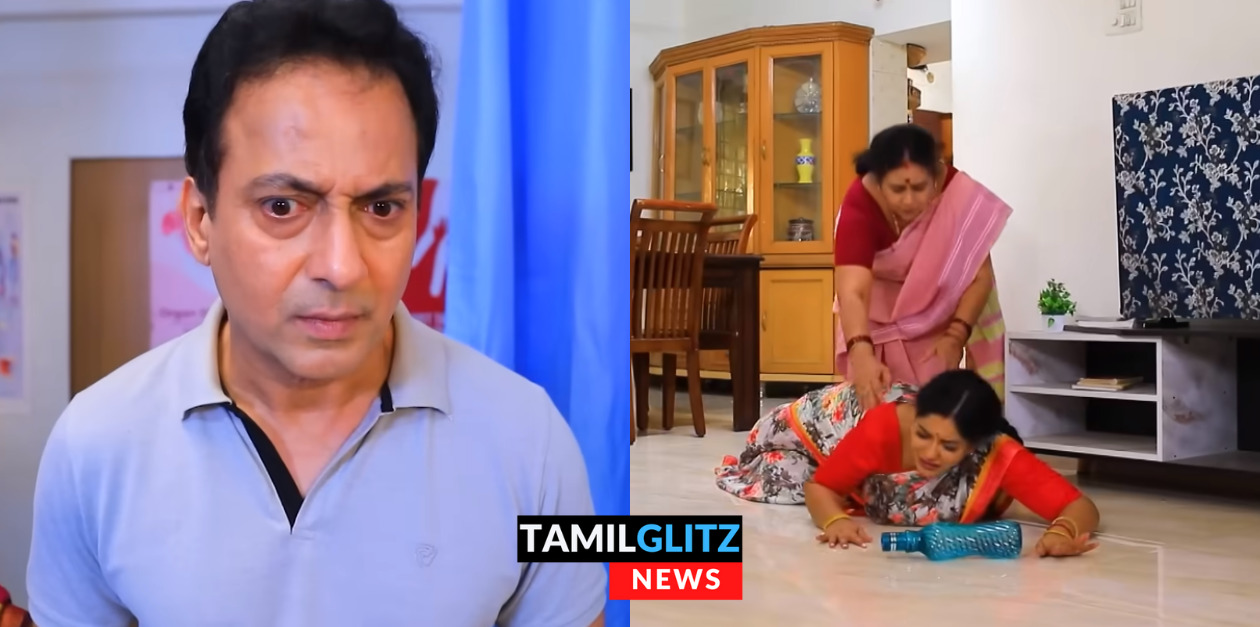 தவறி விழுந்த ராதிகா.! கலைந்த கரு.! ஈஸ்வரி மீது பழி போட்ட ராதிகா.! கோபத்தில் கோபி.! 13