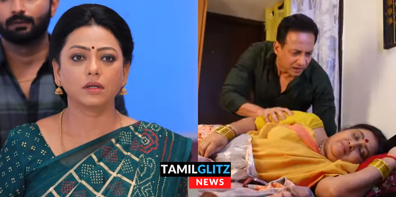 அச்சச்சோ என்னாச்சு.? பேச்சு மூச்சு இல்லாமல் கிடைக்கும் ஈஸ்வரி.! ப்ரோமோ இதோ 87