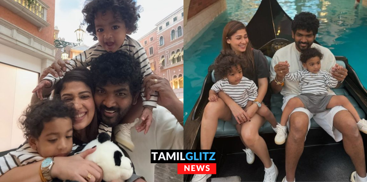 இரண்டாவது திருமணநாளை இரட்டை குழந்தைகளுடன் வெளிநாட்டில் கொண்டாடும் நயன் விக்கி.! 41