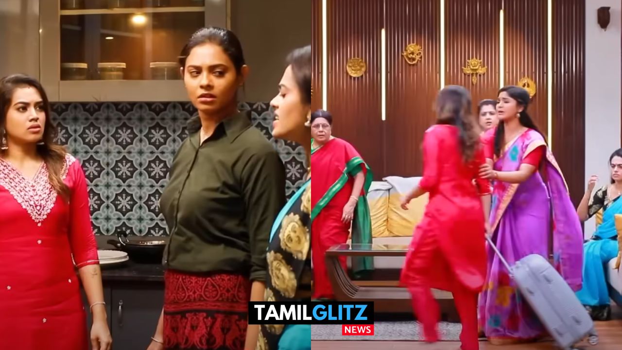 வீட்டில் தொடர்ந்து கிடைக்கும் டார்ச்சர்!.. தாங்கமுடியாமல் வீட்டை விட்டு கிளம்பிய பல்லவி..! 123