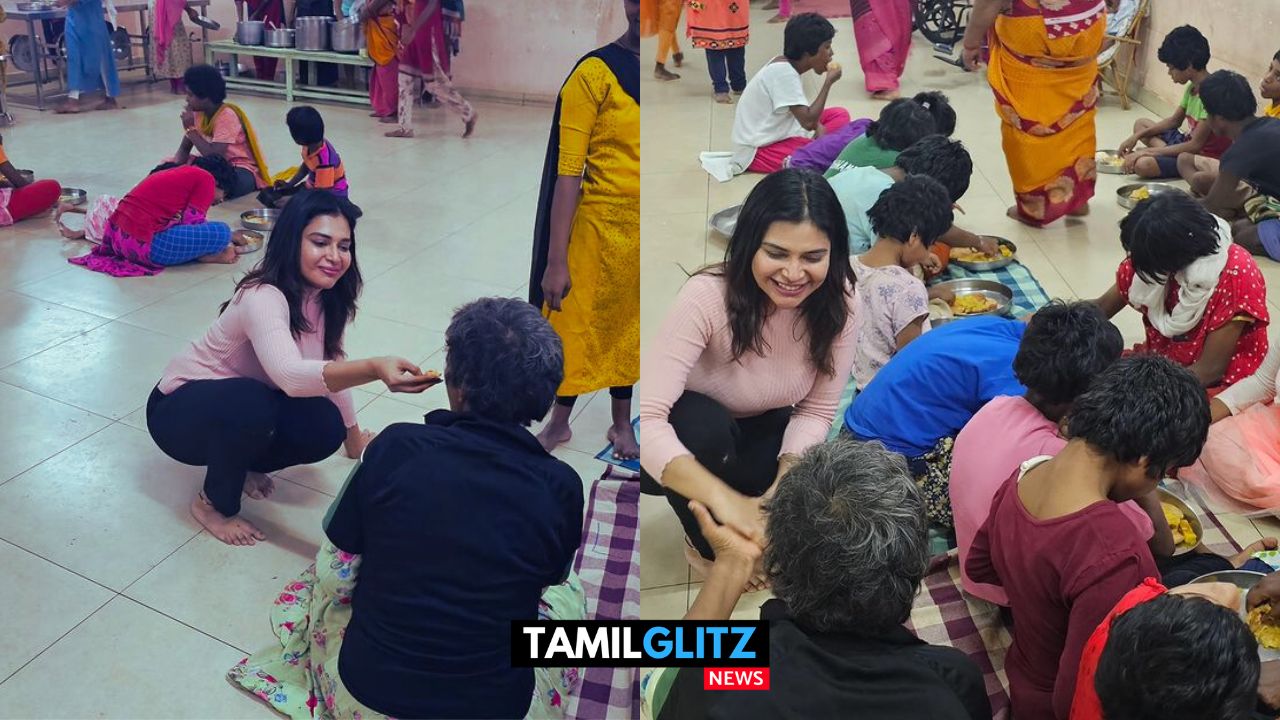 ஆதரவற்ற குழந்தைகளுக்கு உணவு வழங்கிய நடிகை தர்ஷா குப்தா...! நெகிழ்ச்சியடைந்த ரசிகர்கள்..! 65