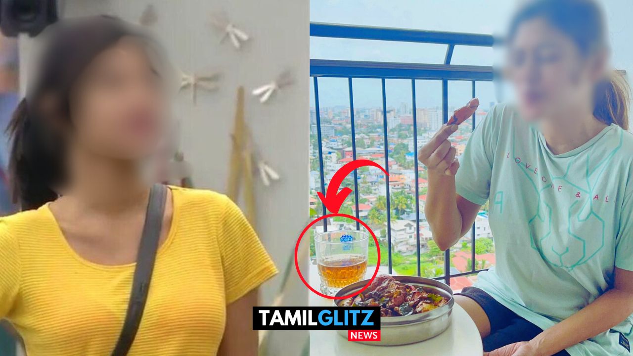 கையில் மது கோப்பையுடன் புகைப்படம் வெளியிட்ட தமிழ் பிக் பாஸ் பெண் பிரபலம்..! கடும் அதிர்ச்சியில் ரசிகர்கள்..! 73