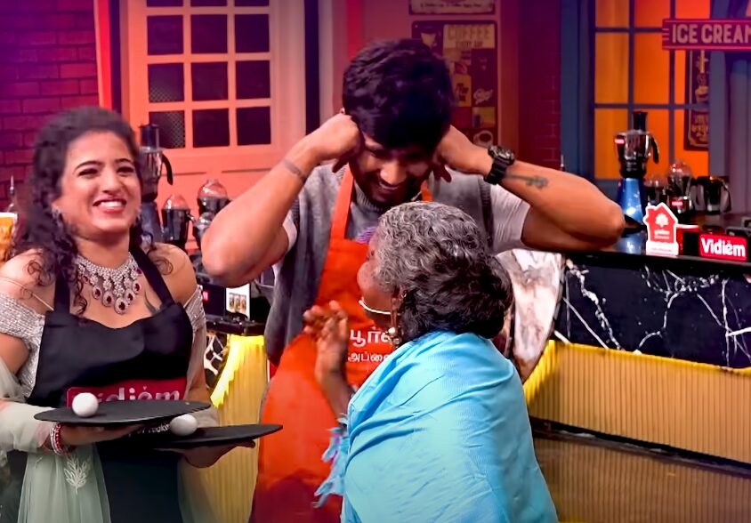 Cook-கள் உடன் International உணவு செய்ய களம் இறங்கிய பாட்டிகள்..! அலப்பறை கொடுக்கும் பாட்டிகள்.. ! போராடும் போட்டியாளர்கள்..! 3