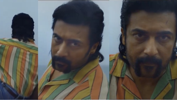 மீண்டும் Gangster-ஆக மிரட்டும் நடிகர் சூர்யா..! மிரட்டலாக வெளியாகிய சூர்யா 44 படத்தின் Glimpse இதோ..! 3