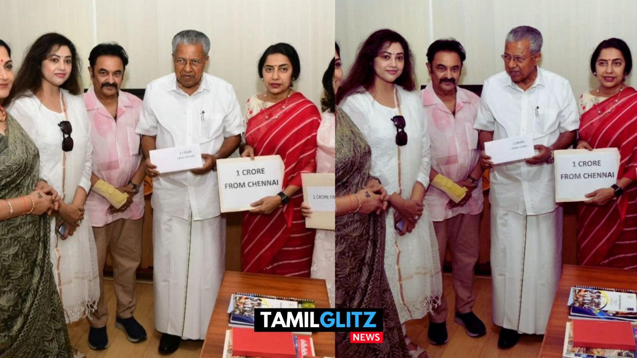 வயநாட்டிற்கு ரூ.1 கோடி ஒன்றாக இணைந்து வழங்கிய குஷ்பு , மீனா மற்றும் சுஹாசினி..! 113