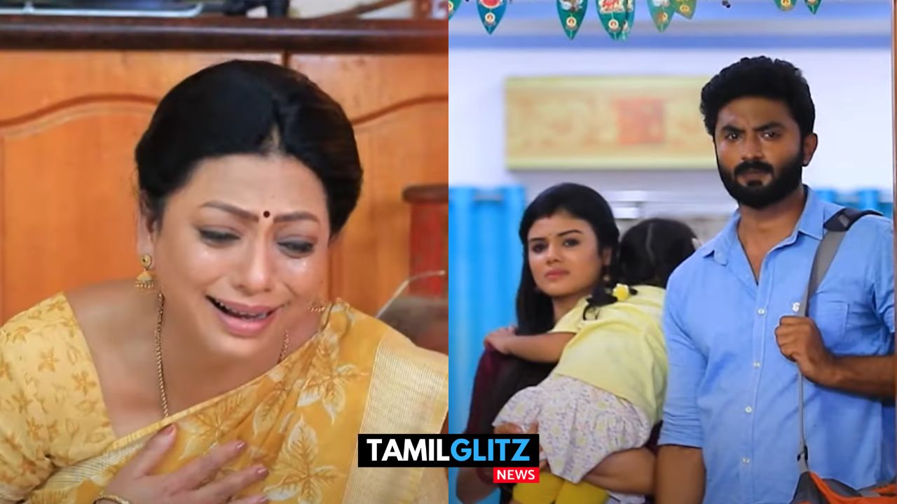 வீட்டை விட்டு வெளியே போ எழில்..! மகனை வீட்டை விட்டு விரட்டிய பாக்கியா..! மனைவியுடன் வெளியேறிய எழில்..! 79
