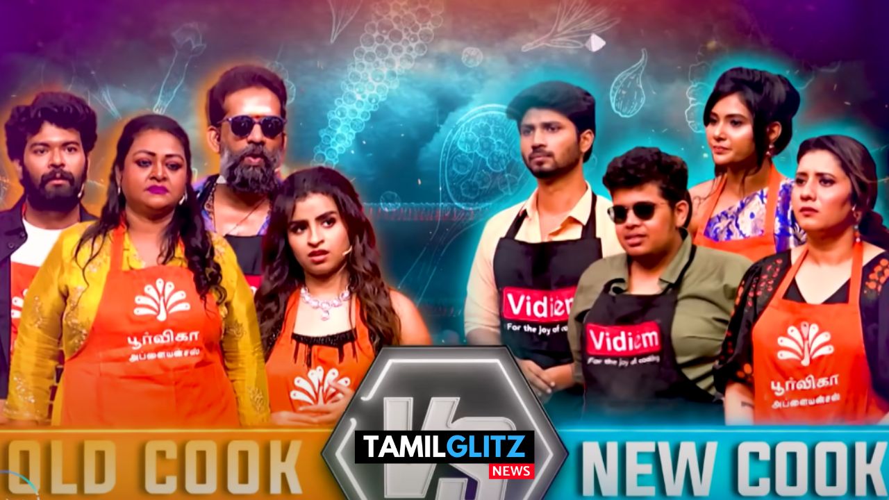 நேருக்கு நேர் மோதிக்கொள்ளும் பழைய மற்றும் புதிய போட்டியாளர்கள்..! இடையில் மாட்டிய கோமாளிகள்..! பரபரப்பின் உச்சியில் குக் வித் கோமாளி..! 19