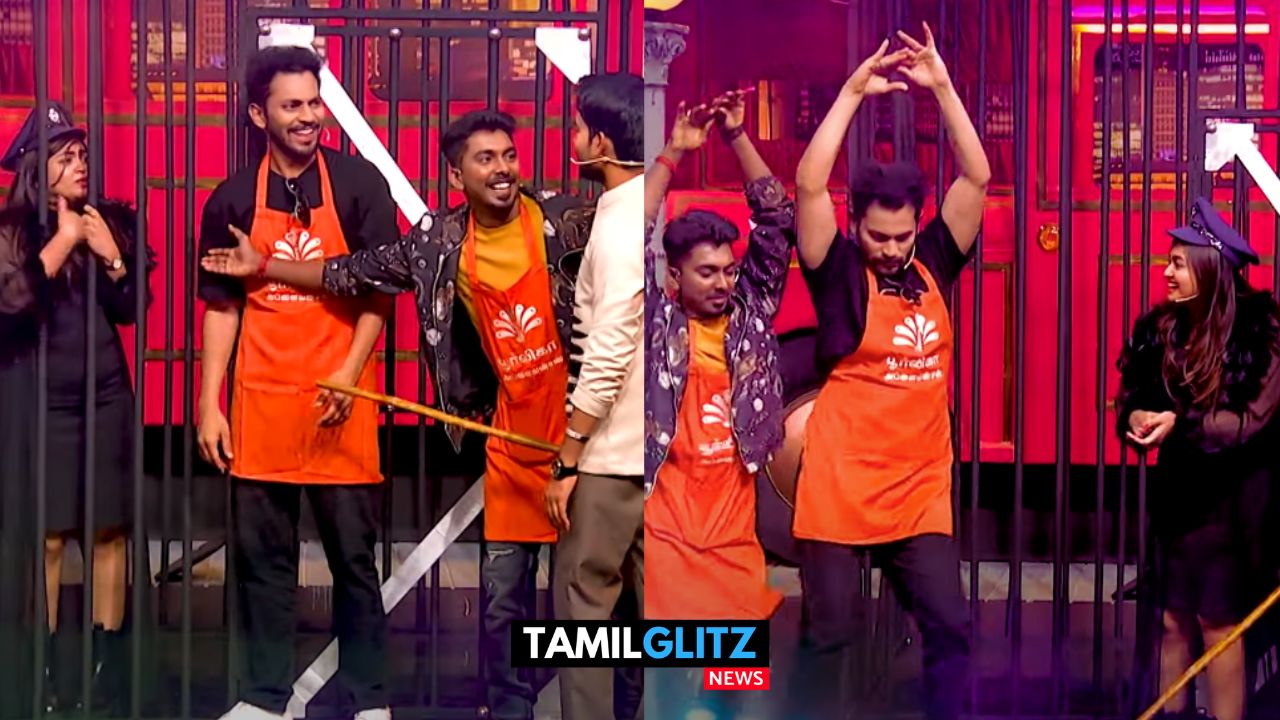 நீ பெல்லி டான்ஸ் ஆடு..!போலீசாக வந்து கோமாளிகளை புரட்டி எடுக்கும் ஜோயா..! குக் வித் கோமாளி ப்ரோமோ இதோ..! 121