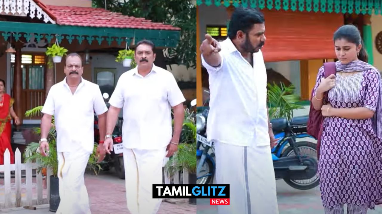 ராஜி ட்யூஷன் எடுக்குற காசுலதான் சோறு திங்குறீங்களா..! பாண்டியை அசிங்கப்படுத்திய கோமதி அண்ணன்கள்..! பாண்டியன் ஸ்டோர்ஸ் ப்ரோமோ..! 83