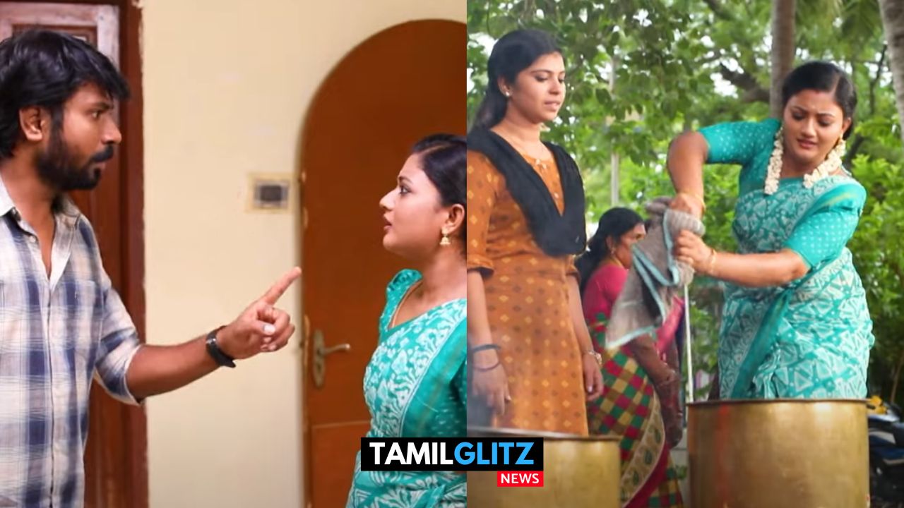 சத்யா பிறந்தநாளுக்கு போகவேண்டாம் என எச்சரித்த முத்து..! பேச்சையும் மீறி கிளம்பிய மீனா..! கோபத்துடன் மீனாவின் முன்பு நிற்கும் முத்து..! 81