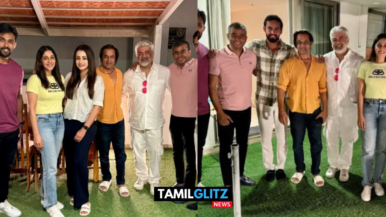 மீண்டும் ஒன்றிணைந்த விடாமுயற்சி பட நடிகர்கள்..! பார்ட்டியில் கலந்துகொண்ட நடிகர் அஜித்குமார்..! 125
