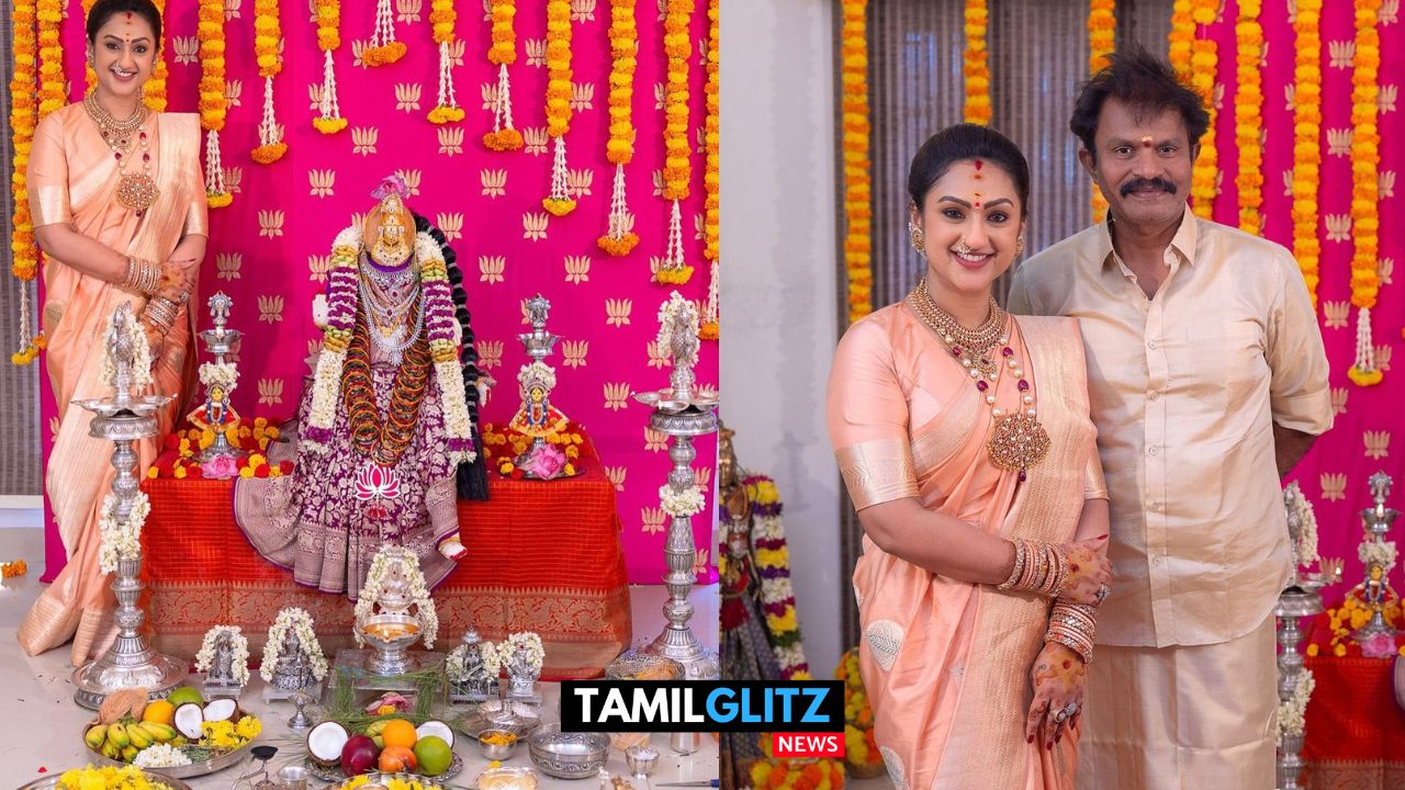 மனைவி ப்ரீத்தா உடன் வரலக்ஷ்மி பூஜையை வீட்டில் கொண்டாடிய இயக்குனர் ஹரி..! வைரலாகும் புகைப்படங்கள்..! 111