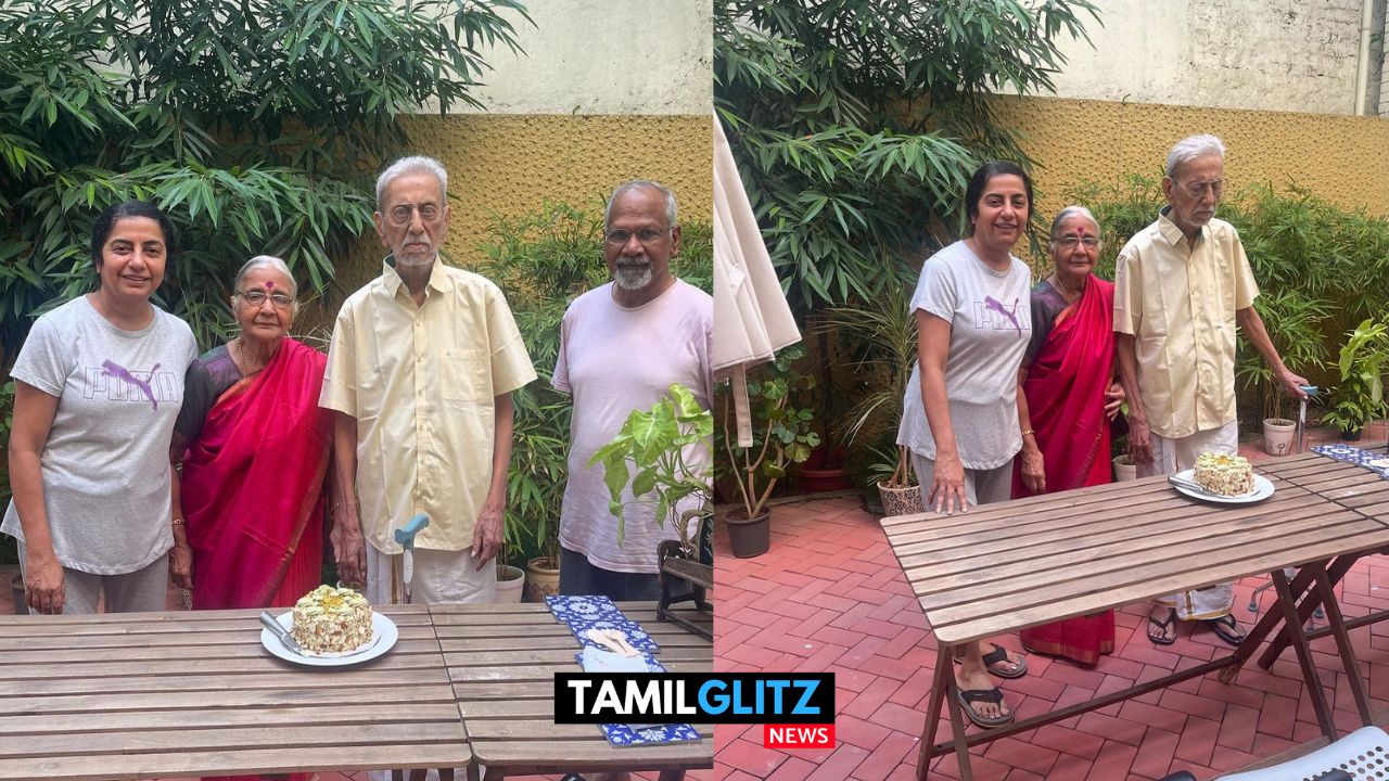 மாமியாரின் 90வது பிறந்தநாளை கொண்டாடிய இயக்குனர் மணிரத்தினம்..! கண்கலங்கிய மனைவி சுஹாசினி..! 35