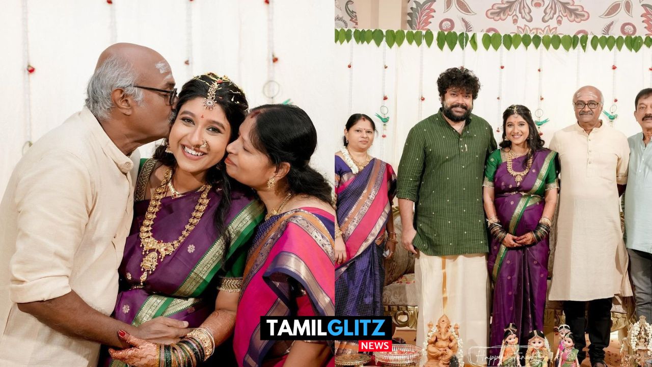 பிரம்மாண்டமாக நடைபெற்ற நடிகர் MS Bhaskar மகளின் வளைகாப்பு புகைப்படங்கள்..! கண் கலங்கிய நடிகர் MS Bhaskar..! 15